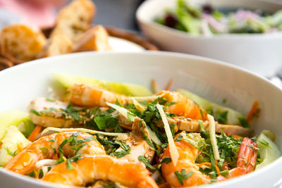 Close-up of salad in bowl