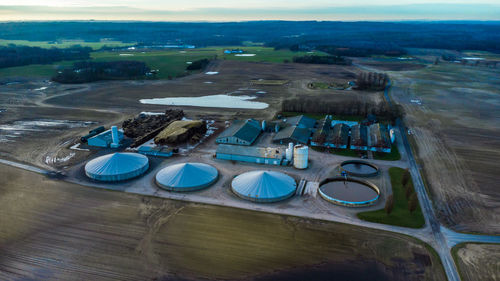 Brdr. thorsen biogas plant outside nimtofte, denmark