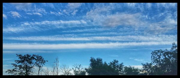 Low angle view of cloudy sky