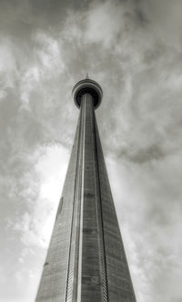 Low view of the tower cn