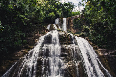 Waterfall in forest