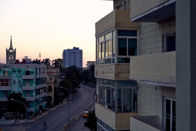 Buildings in city