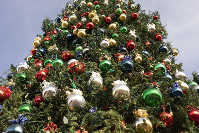 Close-up of christmas decorations