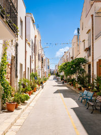 Street amidst buildings in city