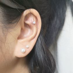 Close-up of woman with earrings