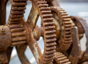 Close-up of rusty metal