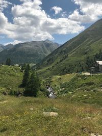 Scenic view of landscape against sky