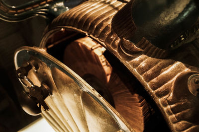 Close-up of metal