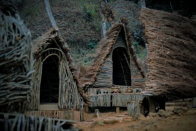 Old abandoned building in forest