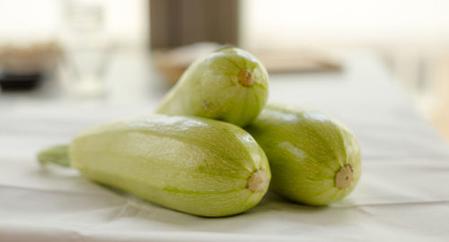 Close-up of fruits on table