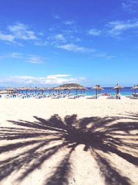 Beach time on mallorca spain