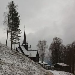 Built structure on landscape