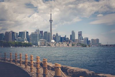 View of cityscape against sky