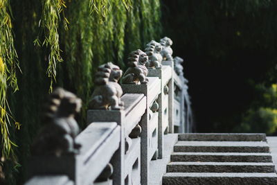 Statue in park