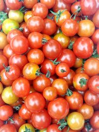 Full frame shot of fruits for sale in market