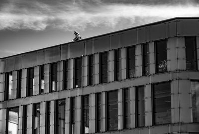 Low angle view of building against sky