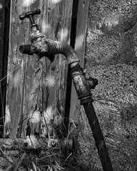 Close-up of wooden door