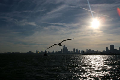 View of city at waterfront