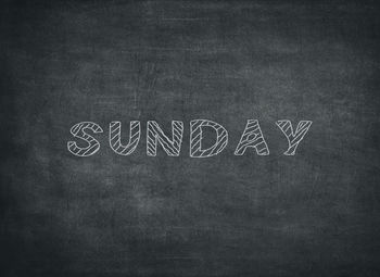 Close-up of text on black background