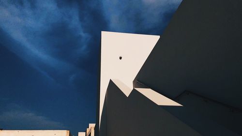 Low angle view of building against sky