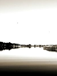 Reflection of built structures in water