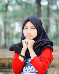 Portrait of a young woman