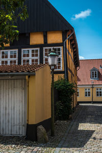 Cityscape in the old danish town ribe