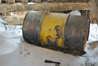 Close-up of rusty metal