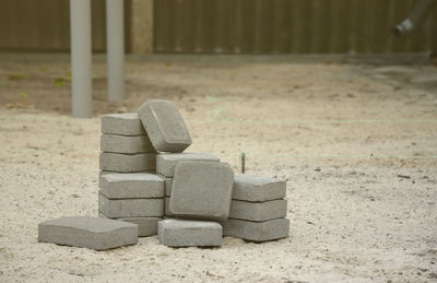 Close-up of stone wall