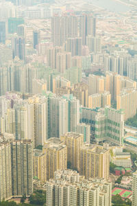 Aerial view of buildings in city