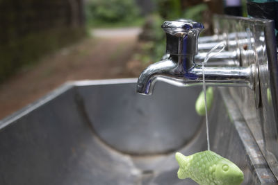 Water taps placed in public places to break the chain of covid19 spread. from kerala, india