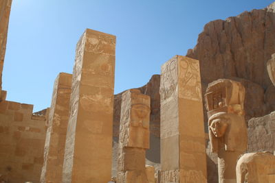 Low angle view of a temple