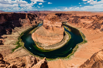 Rock formations in desert