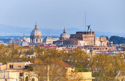 View of buildings in city