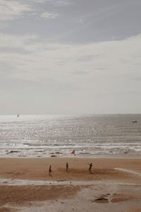 Group of people on beach
