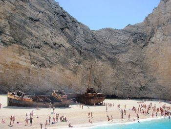 Group of people on the beach