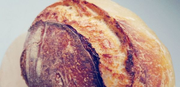 Close-up of bread in plate