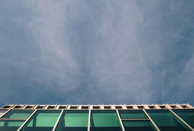 Low angle view of building against sky