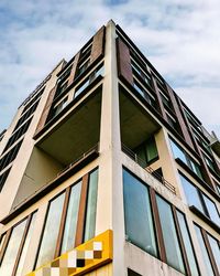 Low angle view of building against sky