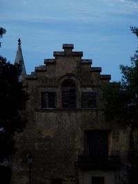 Low angle view of building against sky