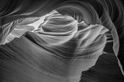 Close-up of antelope canyon