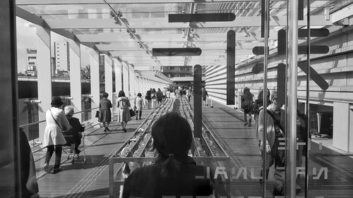 People in airport