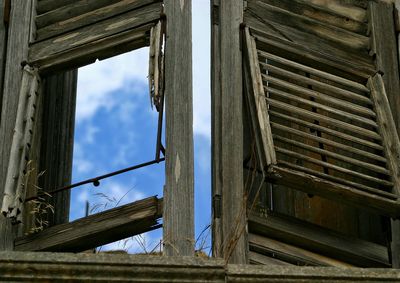 View of abandoned building