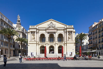 Toulon, france - march 24 2019 - the toulon opera is the second-largest opera house in france.