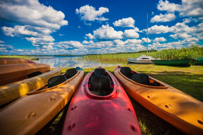 Panoramic view of landscape against sky