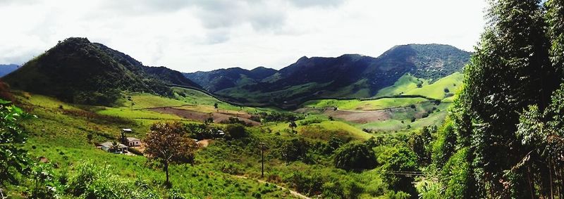 Scenic view of mountains