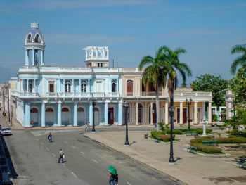 Facade of historical building