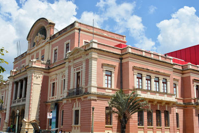 Low angle view of building against sky