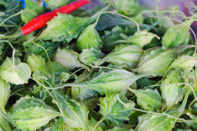 Close-up of vegetables for sale at market stall