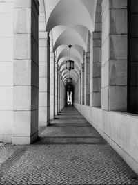 Corridor of building